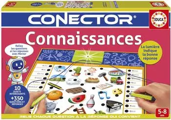 Educa Borrás Connector Connaissances Wissens-Brettspiel, 352 Fragen (17318)