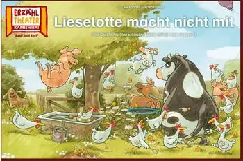 Hase und Igel Lieselotte macht nicht mit &ndash; Kamishibai Bildkarten