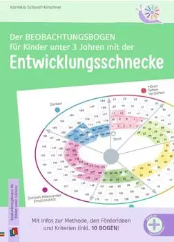 Verlag an der Ruhr Beobachtungsbogen für Kinder unter 3 Jahren mit der Entwicklungsschnecke