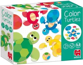Jumbo GOULA Farbige Schildkr&ouml;ten Farbzuordnungsspiel ab 2 Jahren