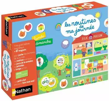 Nathan Les routines de ma journée, magnetischer Kalender, ab 3 Jahren (31556)