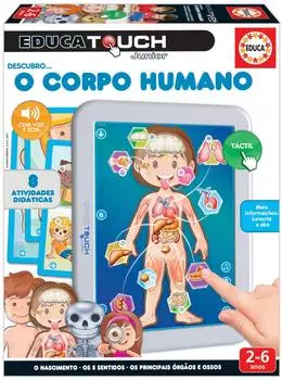 Educa Borrás Touch Junior "Der menschliche Körper", Lernspiel (18406)