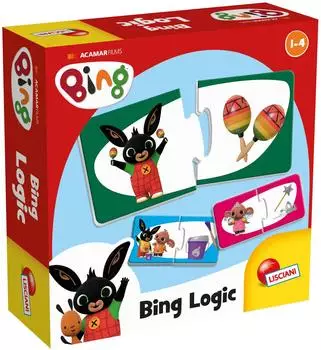 Lisciani Bing Baby Logic Lernspiel, Puzzle für Kleinkinder (95223)