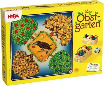 HABA Retro Obstgarten Kooperationsspiel aus Holz, ab 3 Jahren