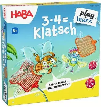HABA 3 x 4 = Klatsch Rechenspiel, 2-6 Spieler (2012173001)