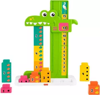 Fisher-Price Learn To Add Krokodil Lernspiel, gr&uuml;n (JCT13)
