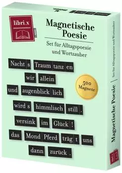 moses. Verlag Magnetische Poesie Set, 500 Magnete