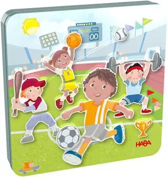 HABA Magnetspiel-Box Sportarten, Kinder ab 3 Jahren (2013885001)
