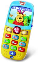 vtech Lernspielzeug 157404, Winnie Puuh Lernhandy, ab 9 Monate, interaktiv Zahlen &