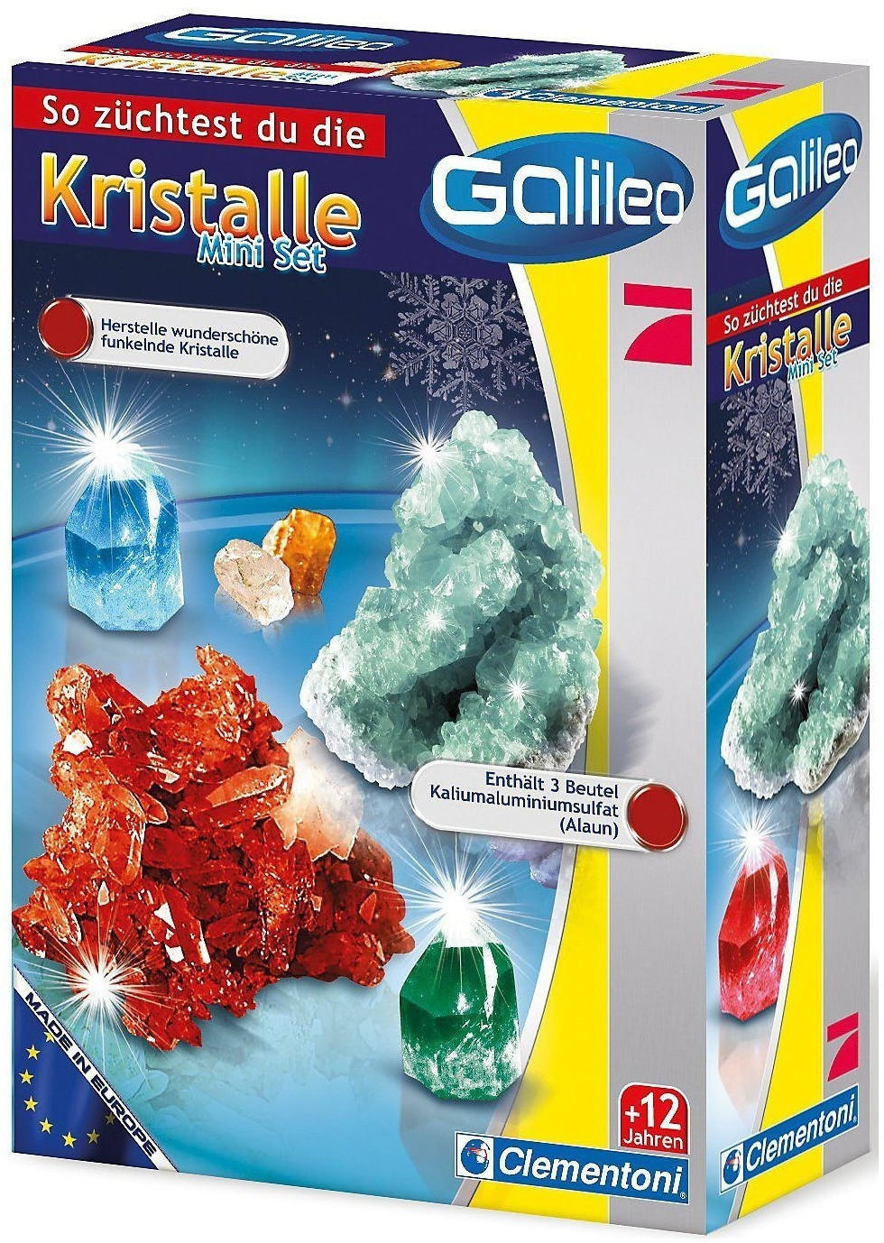 Clementoni Galileo Kristalle Mini-Set zum selbst züchten OVP Neu 