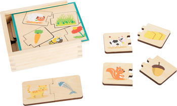 Small Foot Design Lernspiel Holzpuzzle Tiere füttern