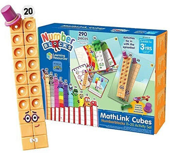 Learning Resources Mathlink Cubes Numberblocks 11-20 Activity Set