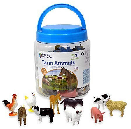 Learning Resources Farm Animal Counters (60 Pieces)