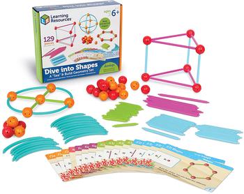 Learning Resources Dive into shapes Geometrie Set