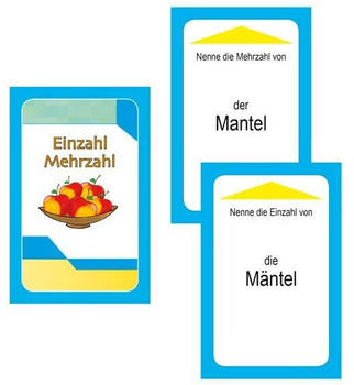 Betzold Einzahl, Mehrzahl