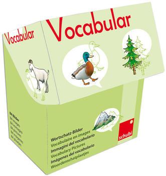 Schubi Vocabular Wortschatzbilder-Box: Tiere, Pflanzen, Natur