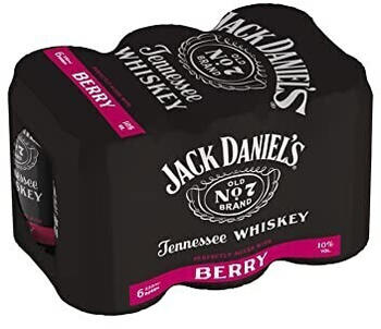 Jack Daniel's & Berry 6x0,33l 10%
