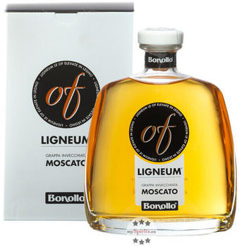 Bonollo Grappa of Ligneum Invecchiata Moscato 42 % 0,7l in Geschenkkarton