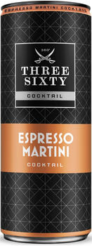 Three Sixty Espresso Martini Cocktail 0,25l 10%