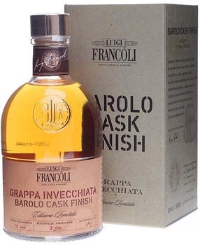 Luigi Francoli Grappa Barolo Cask Finish 0,5l 40%