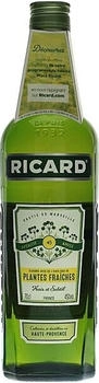 Ricard Plantes Fraiches Pastis 0,7l 45% Ricard Plantes Fraiches Pastis 0,7l 45%