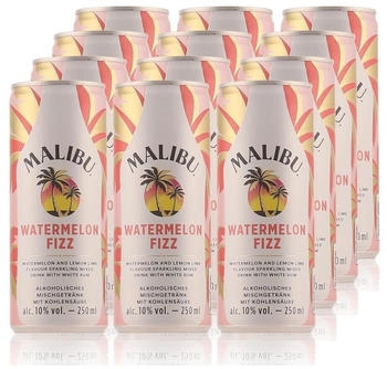 Malibu Watermelon Fizz Dose 10% Vol. 12x0,25l