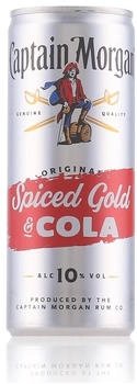 Captain Morgan Spiced Gold & Cola Dose 0,25l 10%