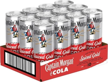 Captain Morgan Spiced Gold & Cola Dose 12x0,25l 10%