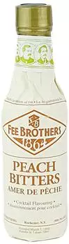 Fee Brothers Peach Bitters Cocktail Flavouring 1,7% 0,15l