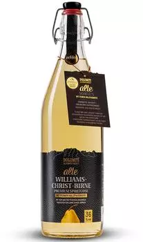 Dolomiti Alte Williams-Christ-Birne Holzfass Bügelflasche 1l 36%