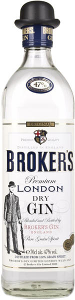 Broker's London Dry Gin 0,7l 47%