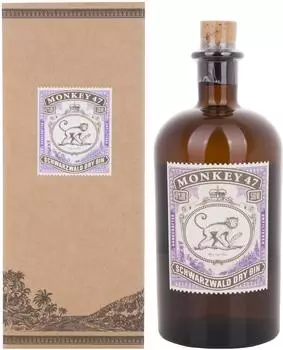 Monkey 47 Schwarzwald Dry Gin mit Geschenkbox 0,5l 47%