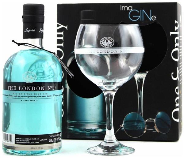 The London Gin No.1 mit Glas 0,7l 47%
