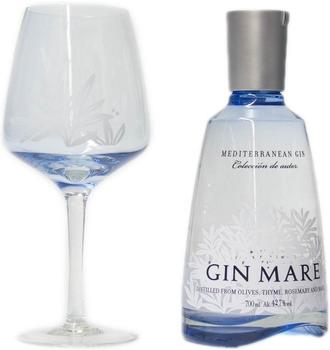 Gin Mare 42,7% 0,7l + Glas