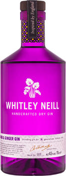 Whitley Neill Rhubarb & Ginger Small Batch Gin 43% 0,7l