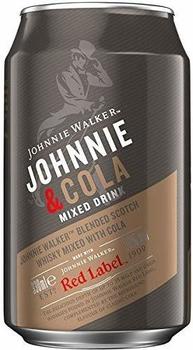 Johnnie Walker & Cola 0,33l Dose