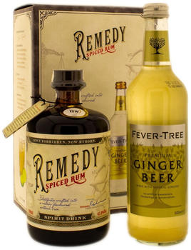 Sierra Madre Remedy Spiced Rum 41,5% 0,5l + Fever Tree Ginger Beer 0,7l