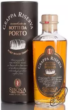 Sibona Grappa Botti da Porto 0,5l 44%