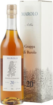 Marolo Grappa Barolo 20 Jahre 0,2 Liter 50 % Vol.