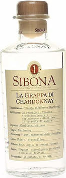 Distileria Sibona Sibona Grappa di Chardonnay 0,5 l 40 %