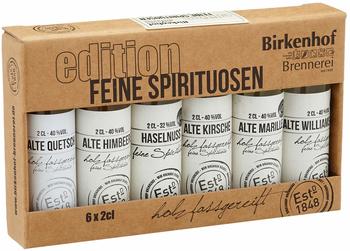 Birkenhof Brennerei Tasting-Set 'Feine Spirituosen' - Alte Sorten im Holzfass gereift (6x0,02l)