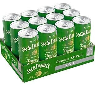 Jack Daniels Jack Daniel's Tennessee Apple & Tonic 12x0,25l 3%