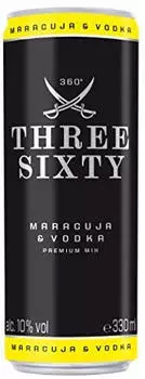 Three Sixty Vodka Maracuja 10%vol. 0,33L