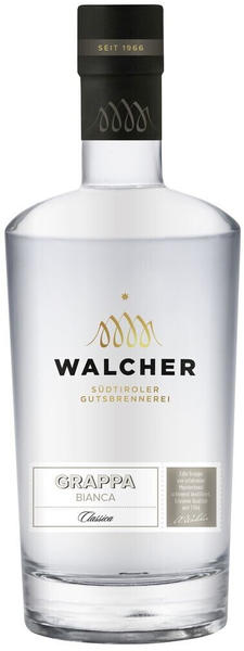 Walcher Grappa Bianca Classica 0,7l 38%
