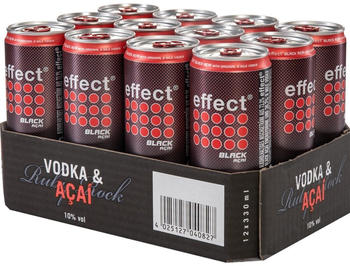 effect Vodka & Black Acai Premix 12x0,33l 10%