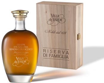 Villa de Varda Grappa Stravecchia Bisnonno Francesco Alta Selezione 40% 0,7 L Flasche