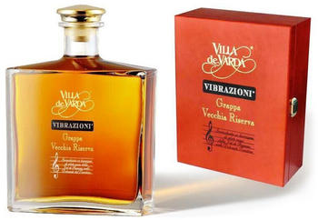 Villa de Varda Grappa Vecchia Riserva Vibrazioni 40% 1,5l in Schatulle