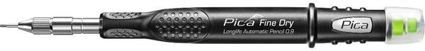 Pica Fine Dry Bundle 70703 I Set bestaande uit Pica 7070 Fine-Dry Automatic Longlife Pencil (5x grafiet HB) en speciale vullingen 7030 (24x grafiet HB) I 0,9 mm vullingdiameter I navulbaar