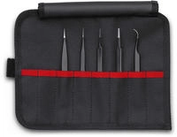 Knipex 92 00 01 ESD, Knipex 92 00 01 ESD Universalpinzette-Set 5teilig Spitz,...
