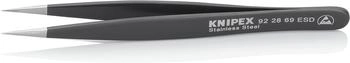 Knipex Pr&auml;zisionspinzette ESD 130 mm gerade kr&auml;ftig rostfrei antimagnetisch (92 28 69 ESD)
